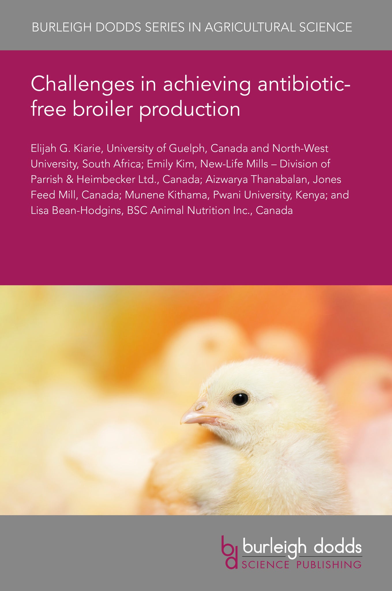 Cover image for Challenges in achieving antibiotic-free broiler production ISBN 9781835457979